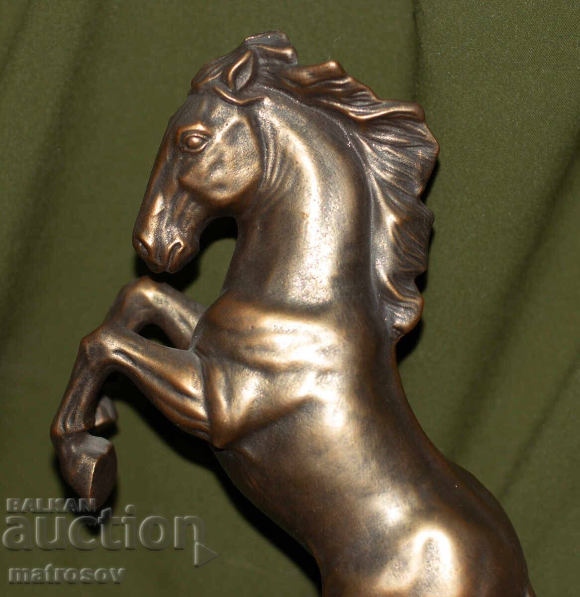 Αυθεντική διακοσμητική κεραμική φιγούρα αλόγου, υπογεγραμμένη - 6