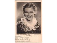 СТАРА КАРТИЧКА КИНО ФИЛМ АКТРИСА КАРСТА ЛЬОК Е332