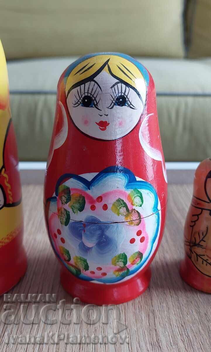 Auction Matryoshka dolls, 5 pieces, for connoisseurs Auction Matryoshka dolls, 5 pieces, for connoisseurs