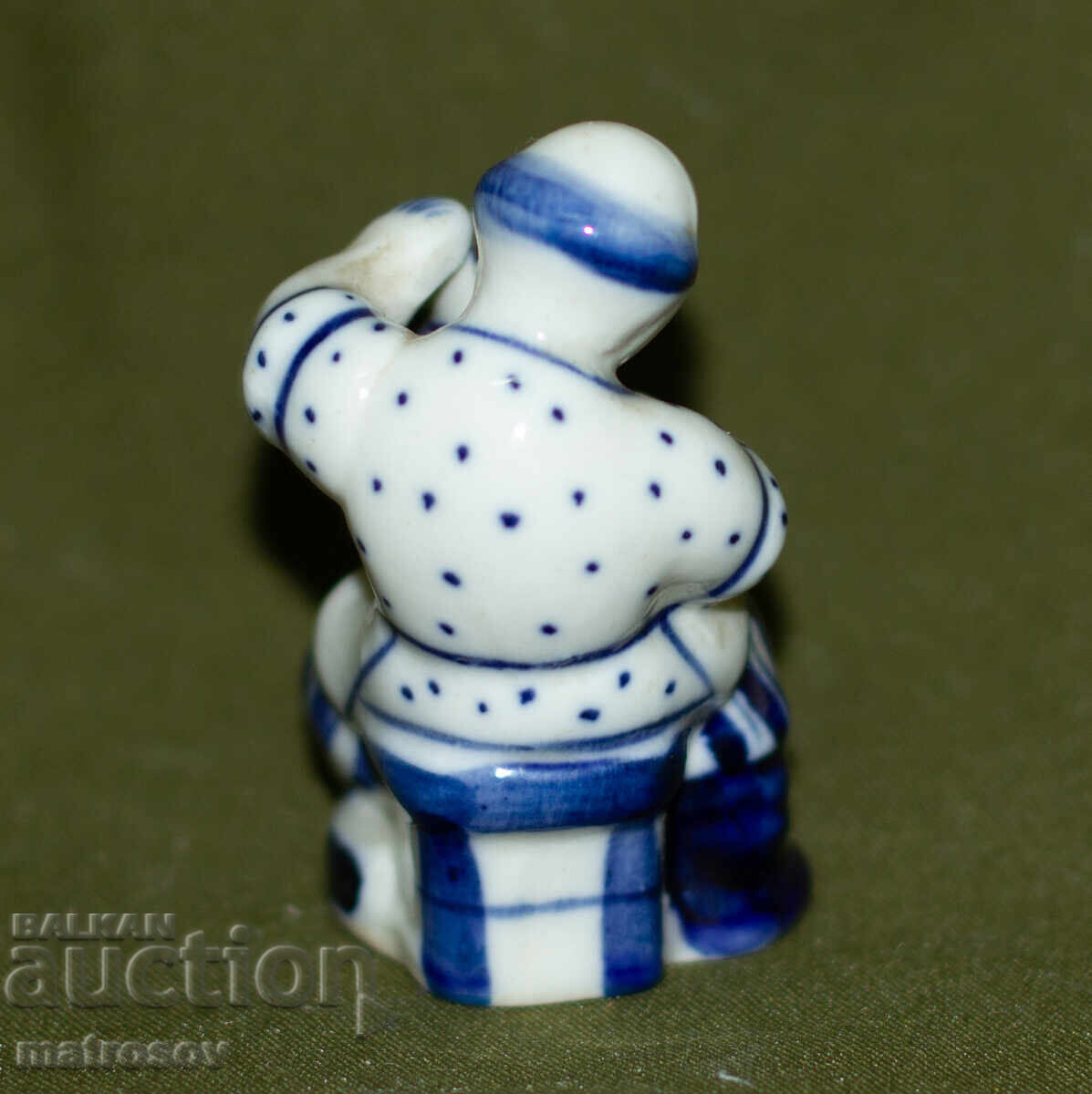 Παλαιό διακοσμητικό πορσελάνινο ειδώλιο αγγειοπλάστη - 5