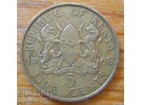 5 цента 1968 г  - Кения