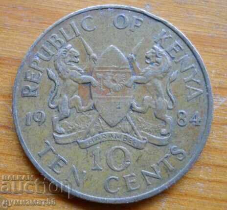 10 cenți 1984 - Kenya