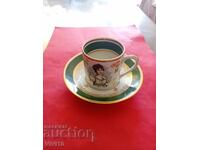 Αντίκα φλιτζάνι με πιατάκι Γαλλίας