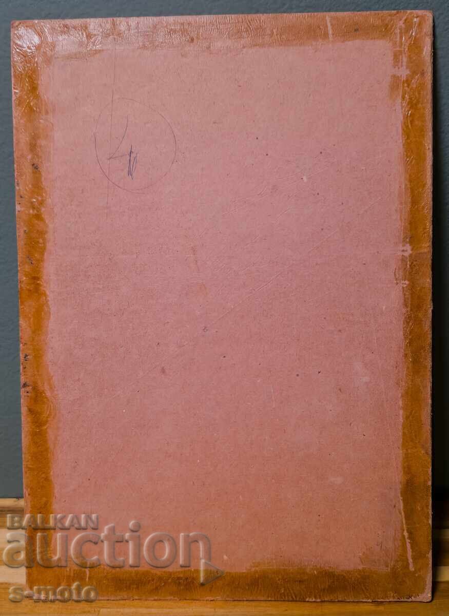 Παλιό έργο γκουάς, σχέδιο για αφίσα - 7