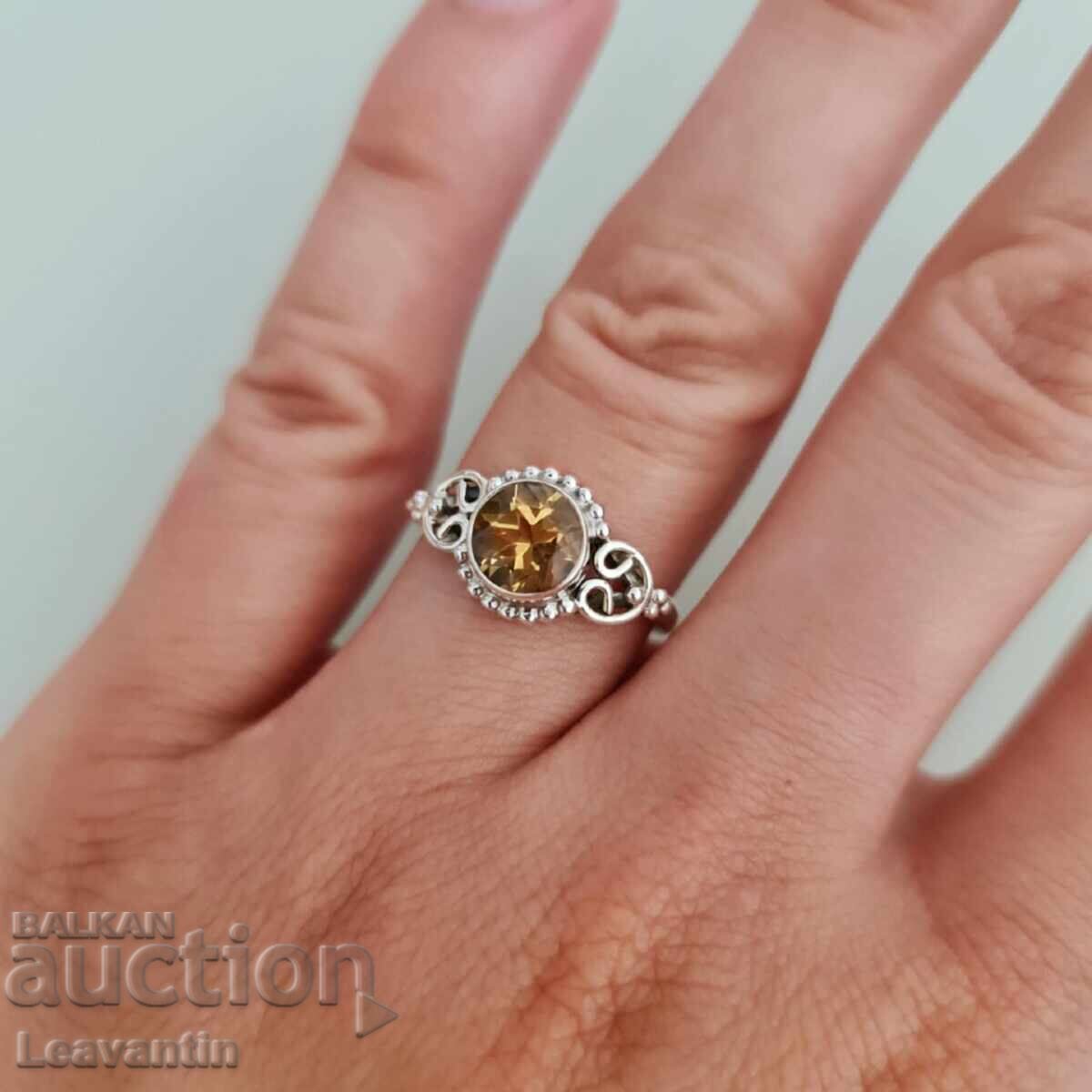 Silver ring with Citrine with price 69.00 BGN | € 35.28 Silver ring with Citrine with price 69.00 BGN | € 35.28