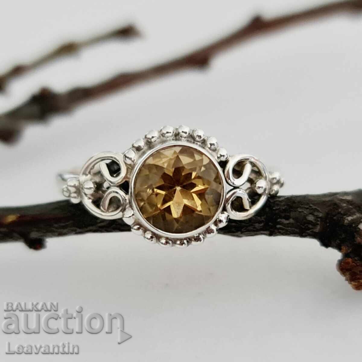 Silver ring with Citrine Silver ring with Citrine