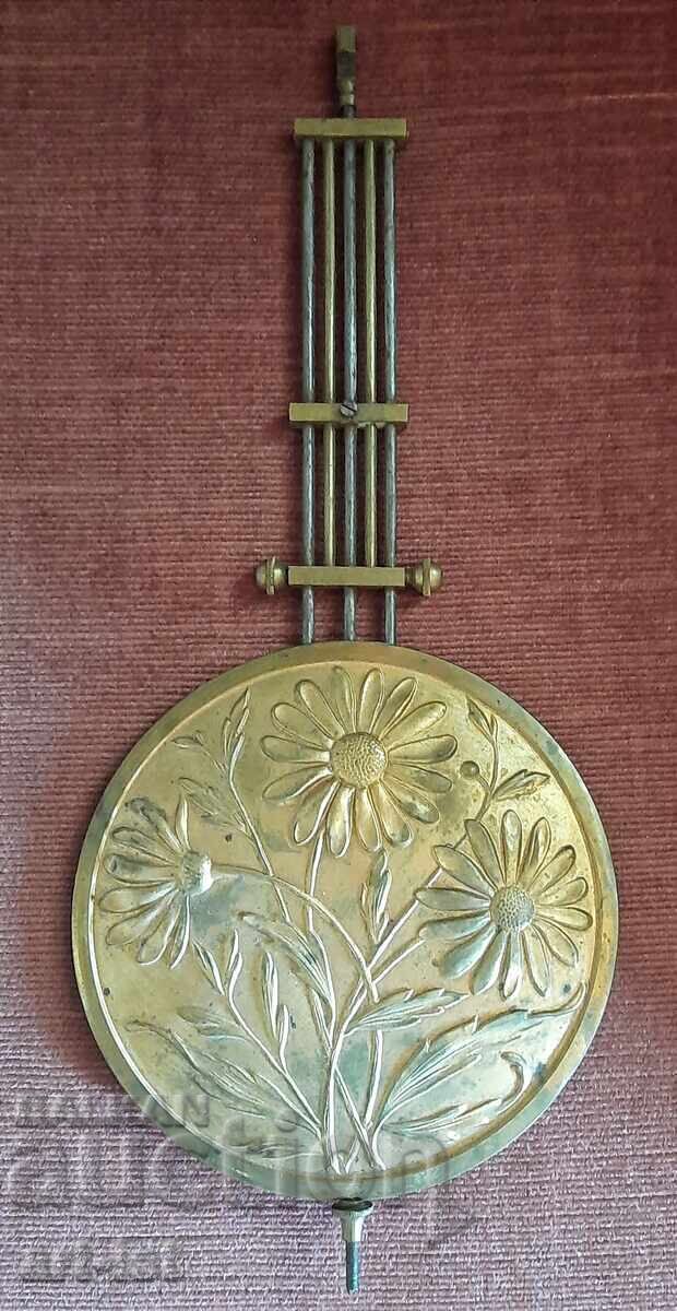 Original antique pendulum from a wall clock - 6 Original antique pendulum from a wall clock - 6