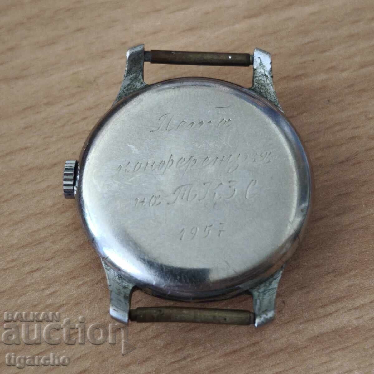 Ρολόι Pobeda, με ενδιαφέρουσα επιγραφή - 7 Ρολόι Pobeda, με ενδιαφέρουσα επιγραφή - 7