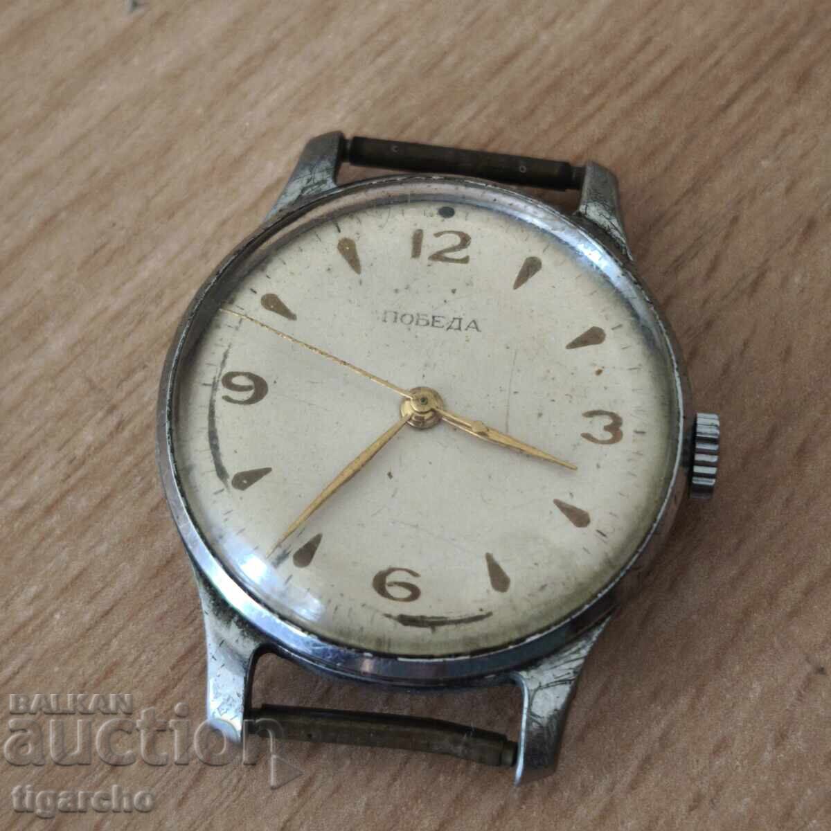 Ρολόι Pobeda, με ενδιαφέρουσα επιγραφή Ρολόι Pobeda, με ενδιαφέρουσα επιγραφή
