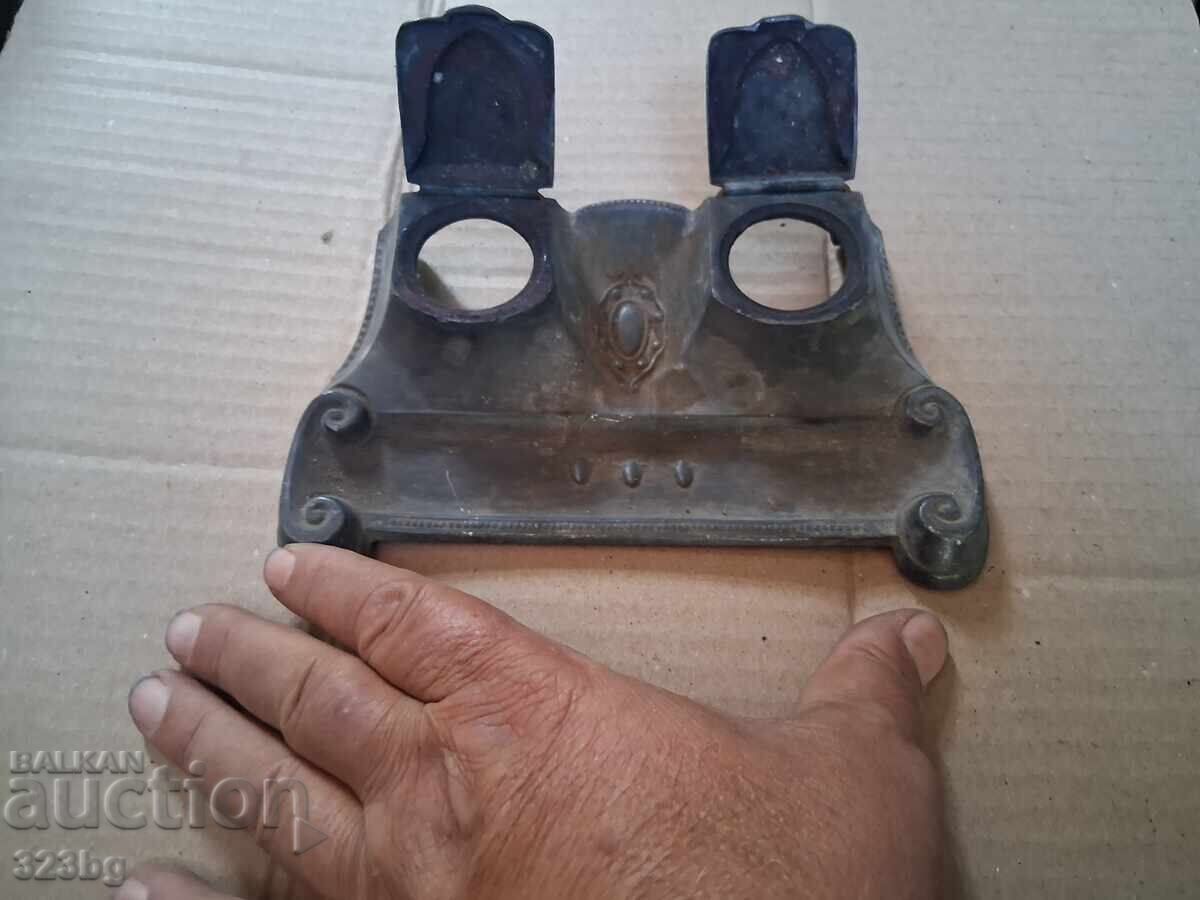 Auction Inkwell Tsam, zinc 30s Auction Inkwell Tsam, zinc 30s