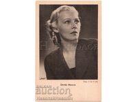 СТАРА КАРТИЧКА КИНО ФИЛМ АКТРИСА ГЕРДА МАУРУС Е337