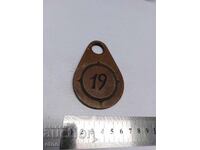 ARSENAL - METAL NUMBER - 19, SIGN, MARKING