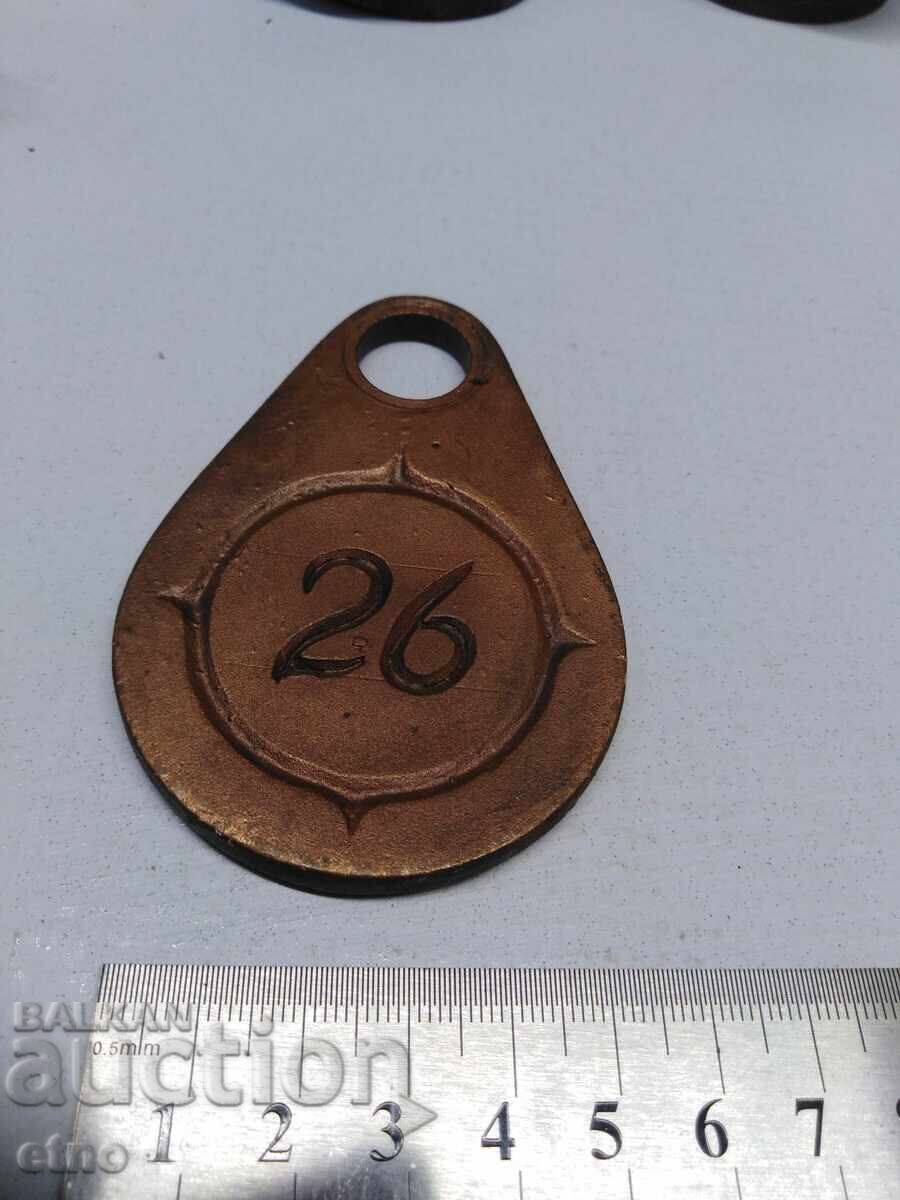 ARSENAL - METAL NUMBER - 26, SIGN, MARKING