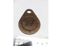 ARSENAL - METAL NUMBER - 27, SIGN, INDICATION