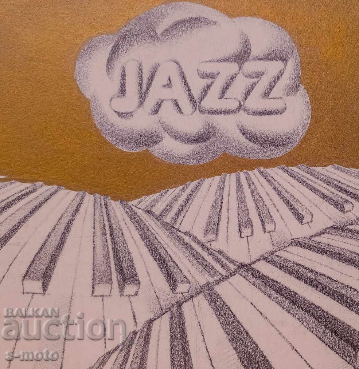 Παράδοση Παλιό έργο γκουάς, σχέδιο για αφίσα Παράδοση Παλιό έργο γκουάς, σχέδιο για αφίσα