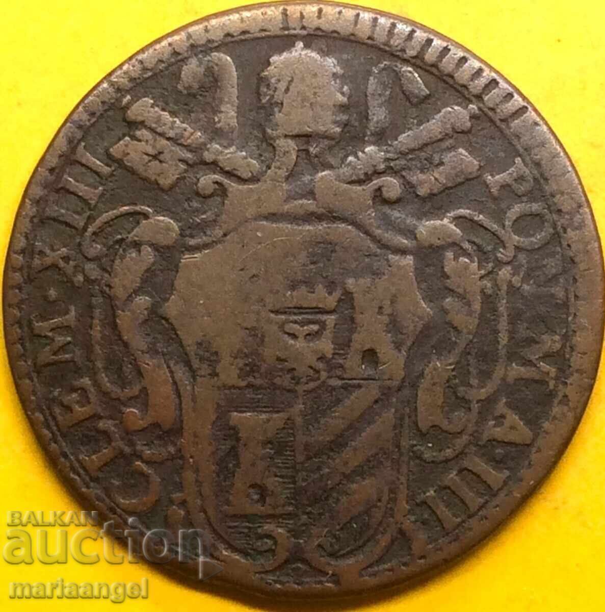 Baiocco Romano Clement XIII 1758-1769 Vatican 10,13 with price 39.00 BGN | € 19.94