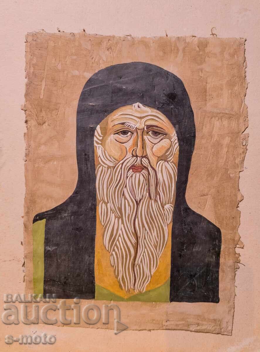 Картина темперни бои Свети Иван Рилски