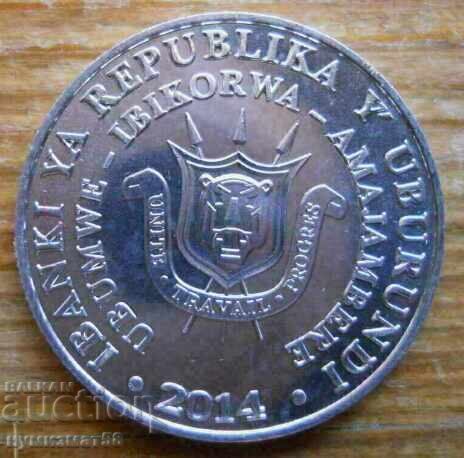 5 Francs 2014 - Burundi (Birds series) with price 10.00 BGN | € 5.11