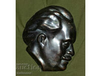 Sculptură din bronz, basorelief, Gheorghi Dimitrov