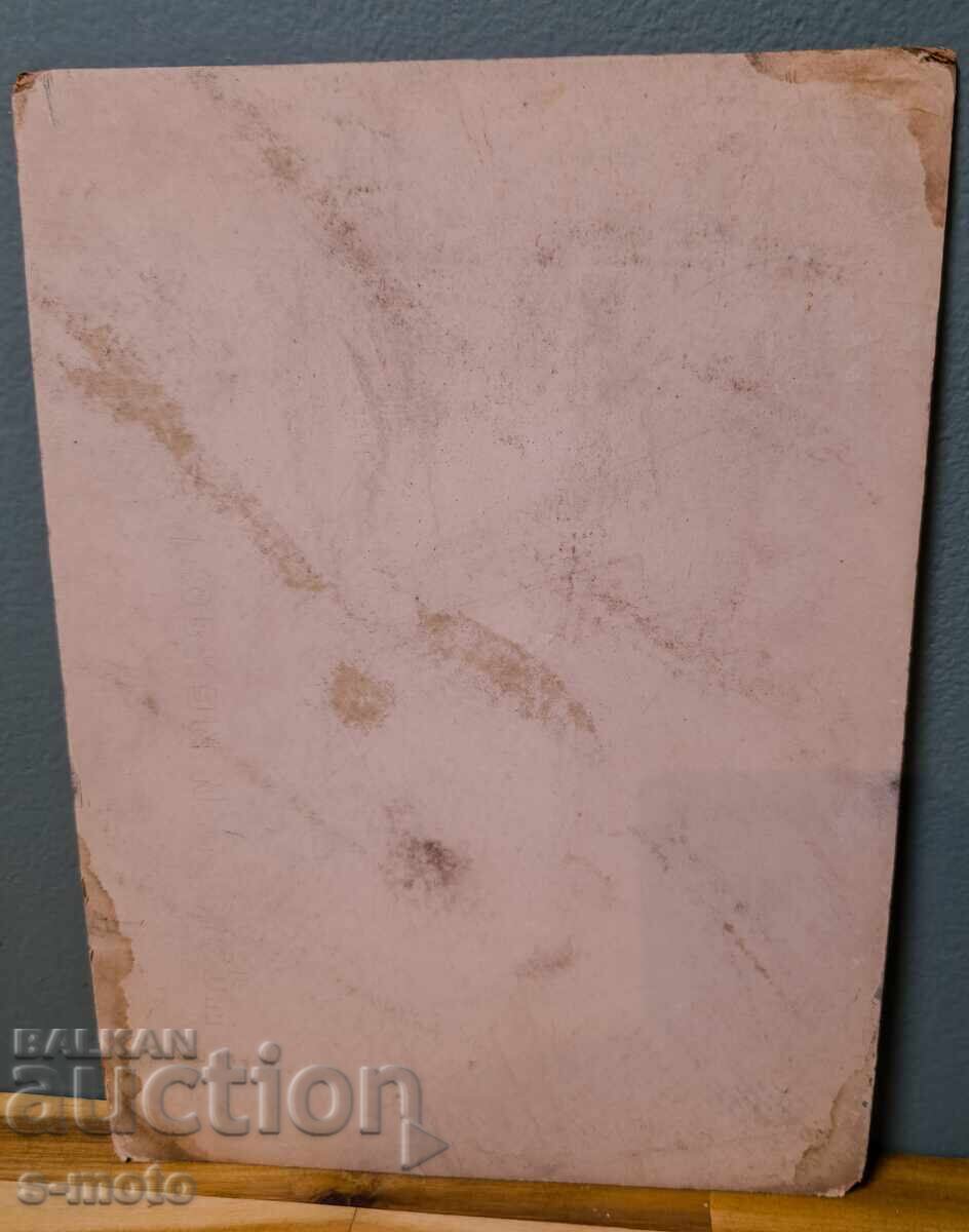 Доставка на Атанас Пацев (1926 - 1999) илюстрация акварел