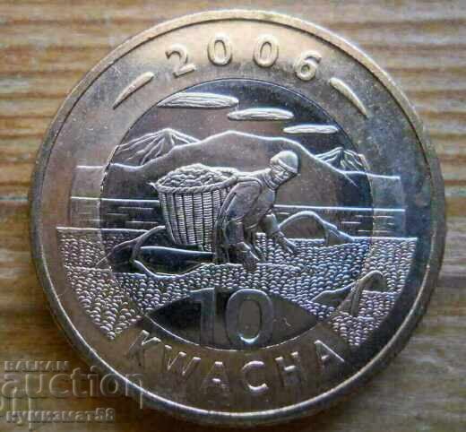10 Kwacha 2006 - Malawi (bimetal) 10 Kwacha 2006 - Malawi (bimetal)