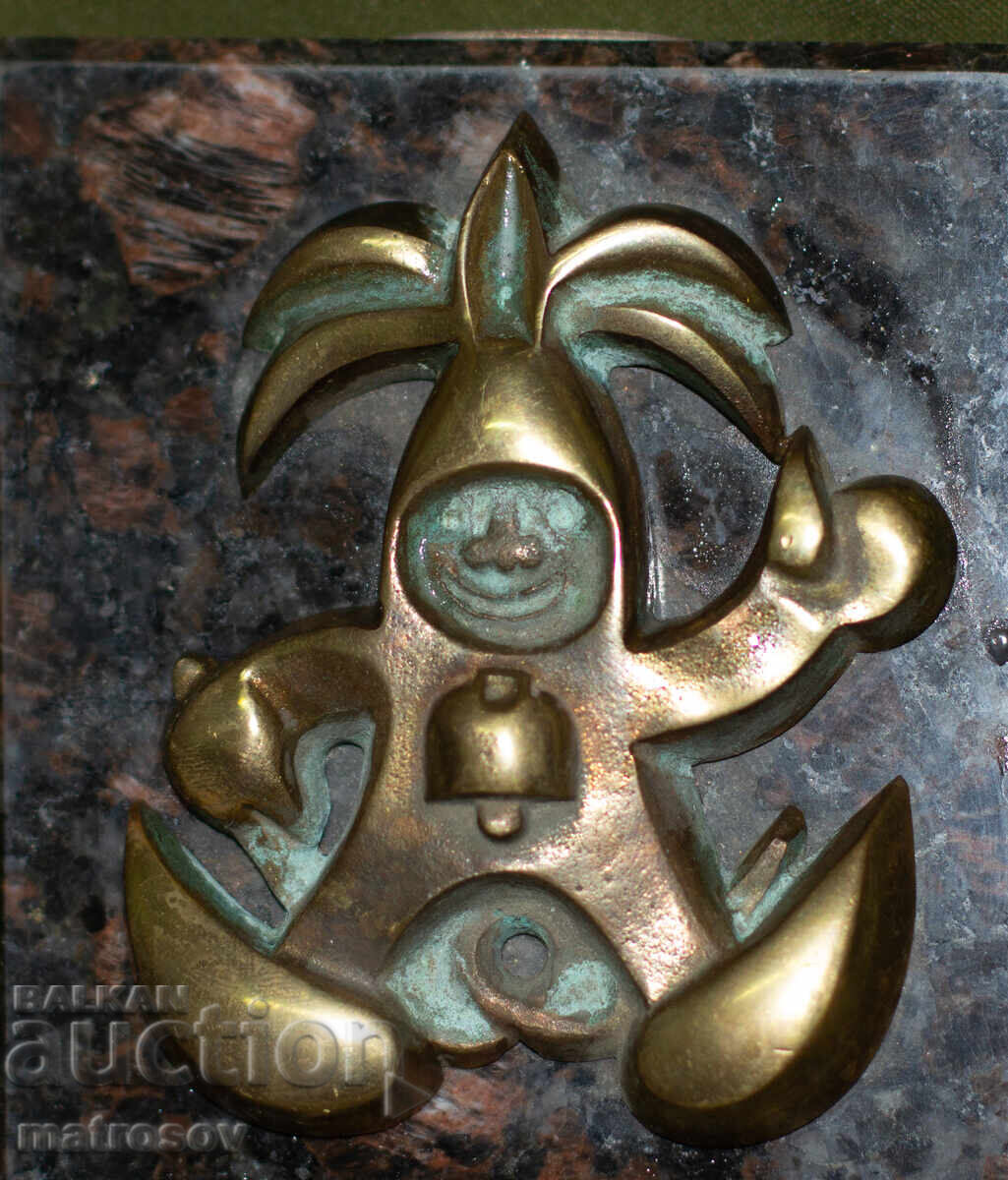 Χάλκινο γλυπτό, ανάγλυφο, Κουκερίκον - 5