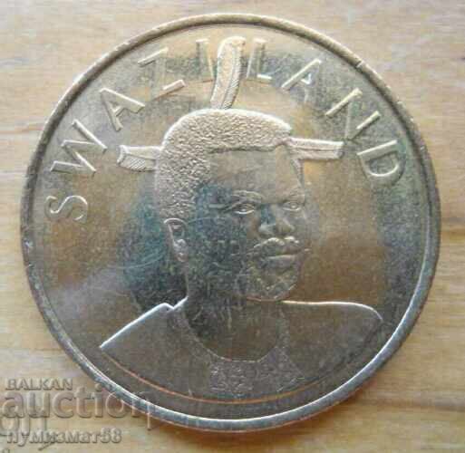 5 emalangeni 2015 - Swaziland with price 10.00 BGN | € 5.11