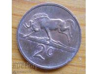 2 цента 1978 г  - Южна Африка