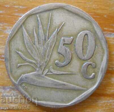50 de cenți 1993 - Africa de Sud