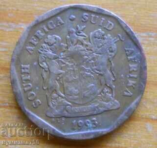 20 σεντς 1993 - Νότια Αφρική με τιμή 0.40 BGN | € 0.20