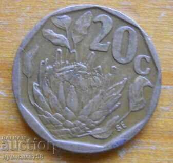 20 σεντς 1993 - Νότια Αφρική