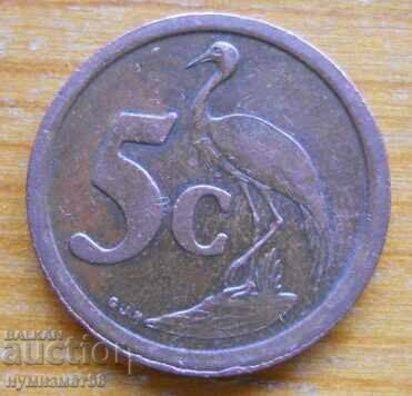 5 cents 1993 - Νότια Αφρική 5 cents 1993 - Νότια Αφρική