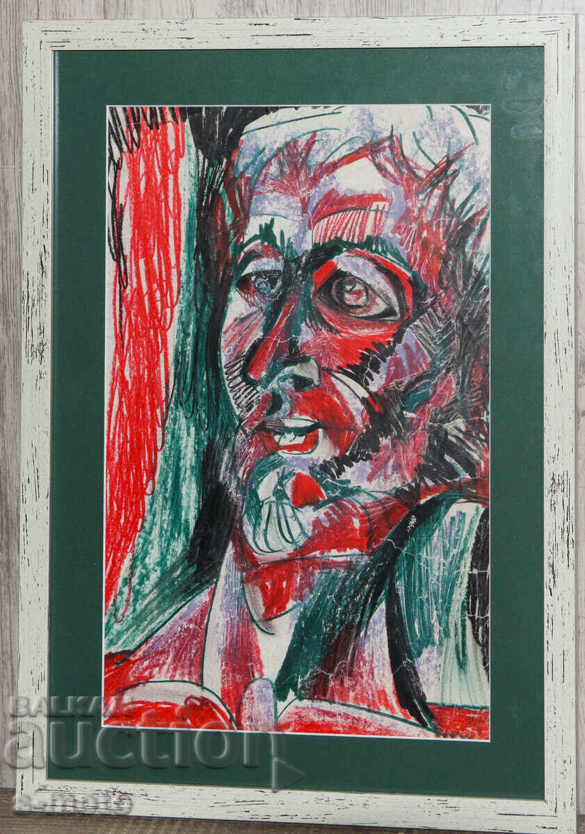 Атанас Пацев (1926 - 1999) пастел портрет с цена € 400.00 | 782.33 лв. Атанас Пацев (1926 - 1999) пастел портрет с цена € 400.00 | 782.33 лв.