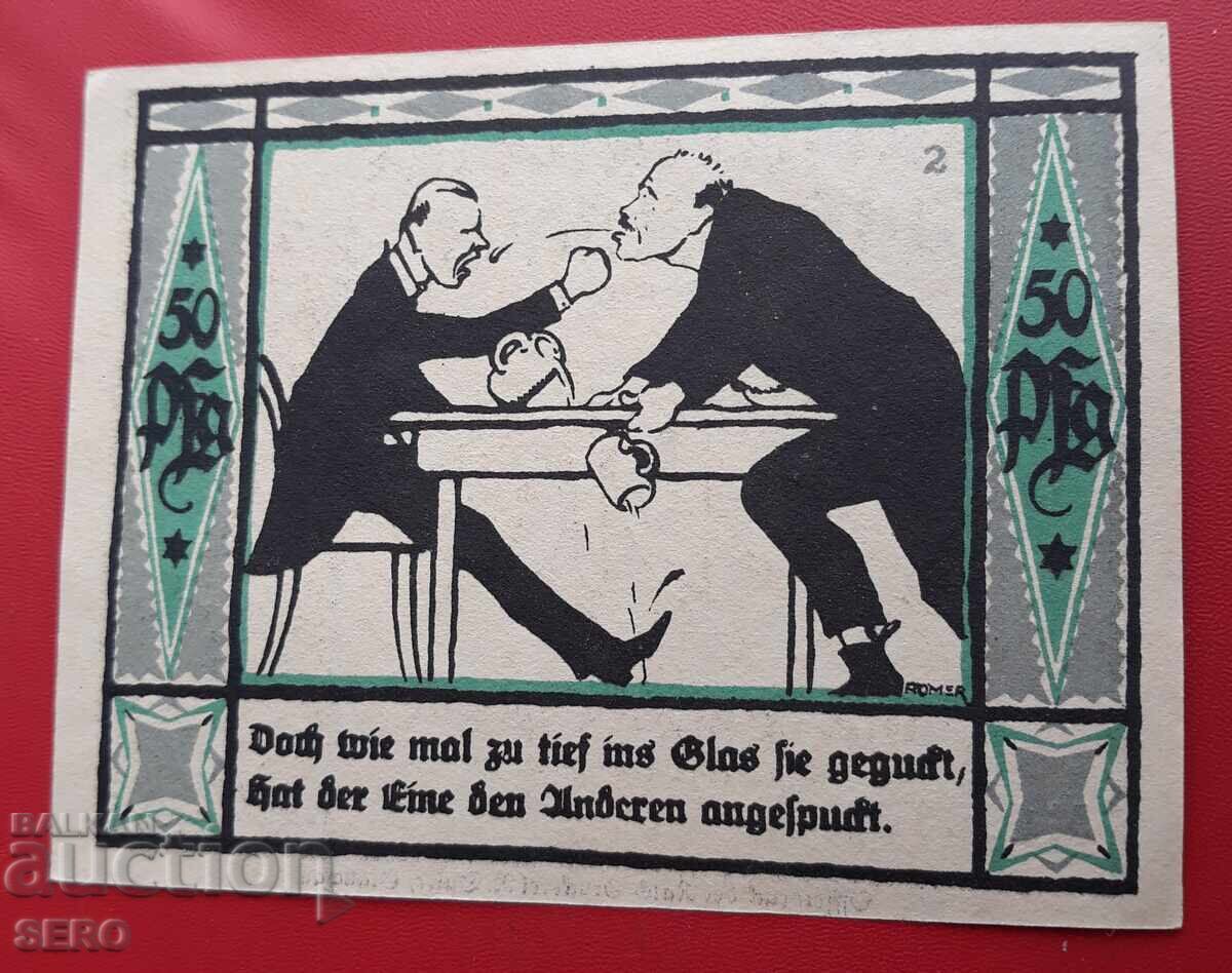 Banknote - Germany - Saxony - Mülsen St. Jacob - 50 Pfennig 1921