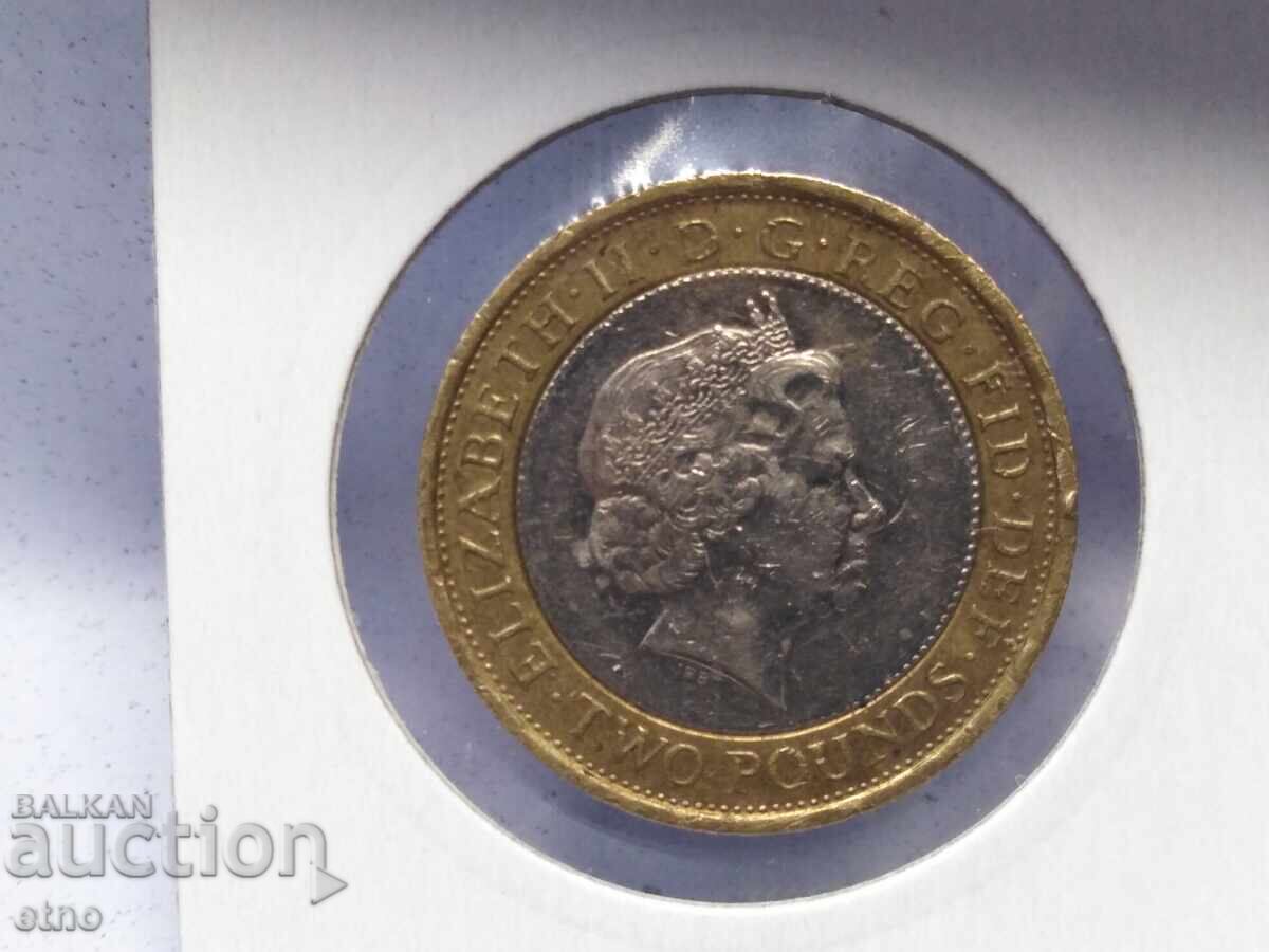 2 POUNDS 2007 Great Britain, coin, coins with price 12.00 BGN | € 6.14 2 POUNDS 2007 Great Britain, coin, coins with price 12.00 BGN | € 6.14