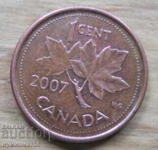 1 cent 2007 - Canada