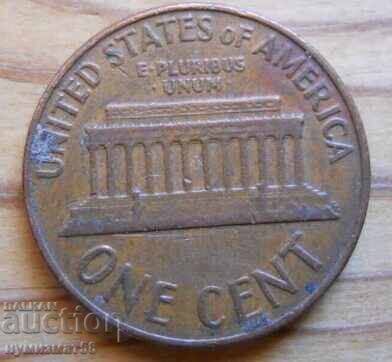 1 cent 1962 - USA (D) 1 cent 1962 - USA (D)