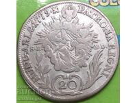 20 Kreuzer 1779 Austria for Hungary Maria Theresa - Rare