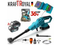 Mașină de spălat cu presiune cu acumulator 6 în 1 36V/8Ah/200bar/3500W+display