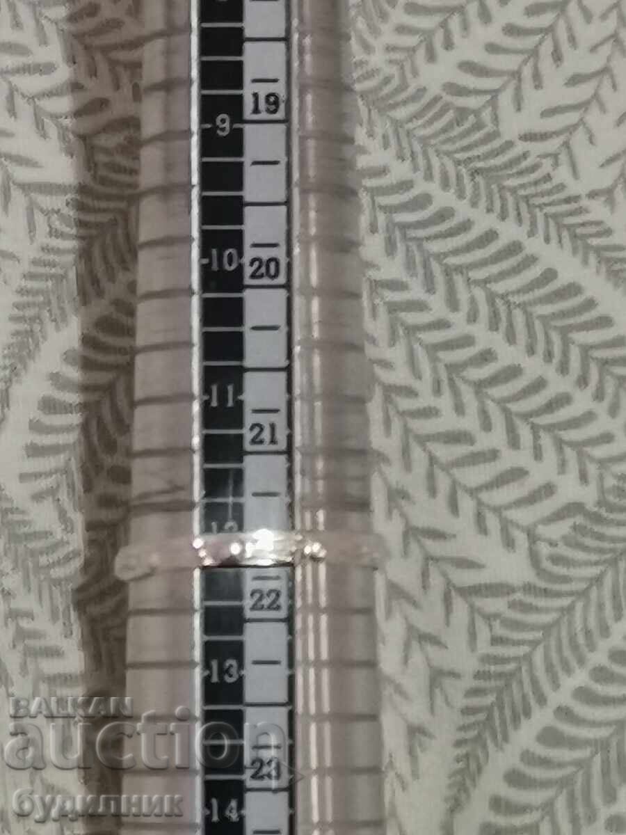 Сребърен пръстен. 21,7мм. Пускам над 100 Аукциона. Разгледай - 5