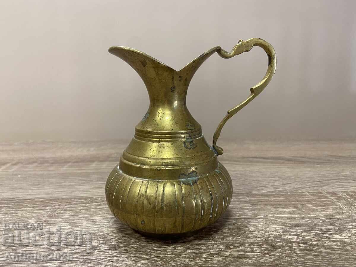 Antique hand-crafted brass jug with price € 30.68 | 60.00 BGN Antique hand-crafted brass jug with price € 30.68 | 60.00 BGN