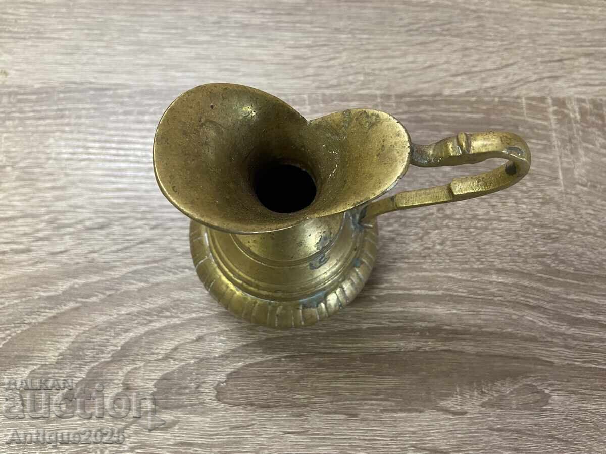 Antique hand-crafted brass jug - 5 Antique hand-crafted brass jug - 5