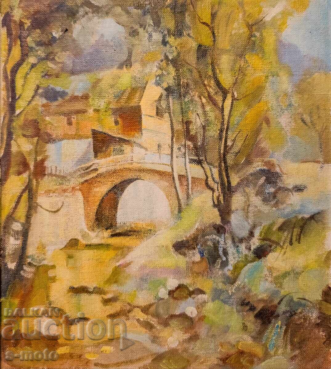 Δημοπρασία Νικολάι Νοβοσέλετς ελαιογραφία τοπίο