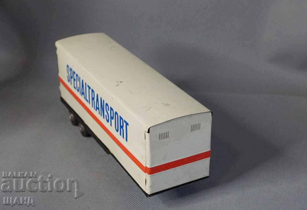 Old German metal toy model truck trailer with price 10.15 BGN | € 5.19 Old German metal toy model truck trailer with price 10.15 BGN | € 5.19