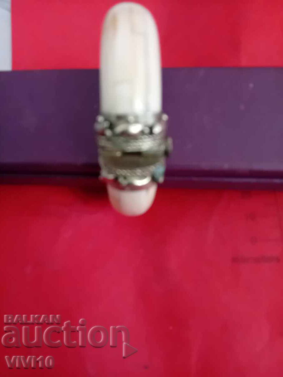 Auction Antique bracelet bone, bronze and stone Auction Antique bracelet bone, bronze and stone