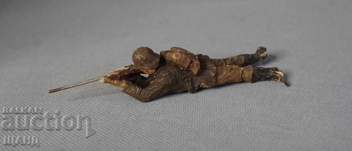 1930 Elastolin Γερμανικό Φιγούρα Ελαστολίν στρατιώτης με τουφέκι με τιμή 10.00 BGN | € 5.11 1930 Elastolin Γερμανικό Φιγούρα Ελαστολίν στρατιώτης με τουφέκι με τιμή 10.00 BGN | € 5.11