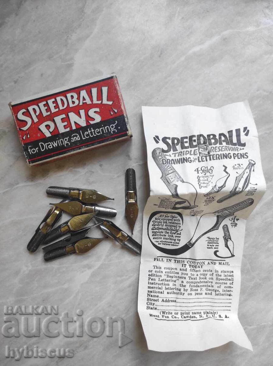 Vintage Speedball Pens for drawing and writing