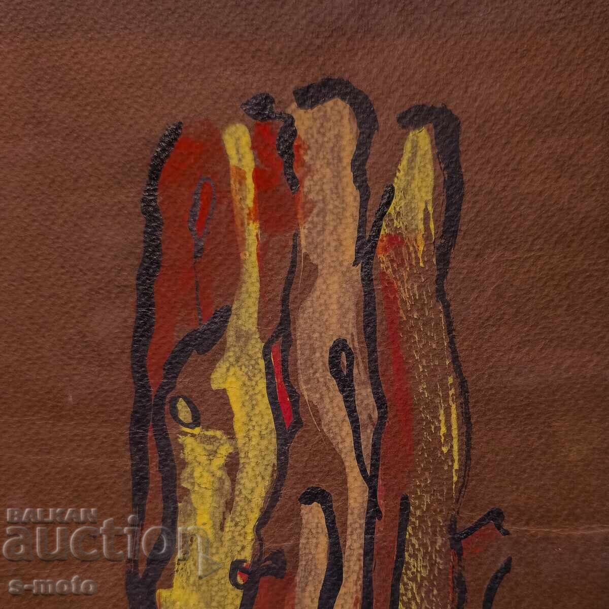 Доставка на Ростислава Тодорова-Енчева абстрактна картина