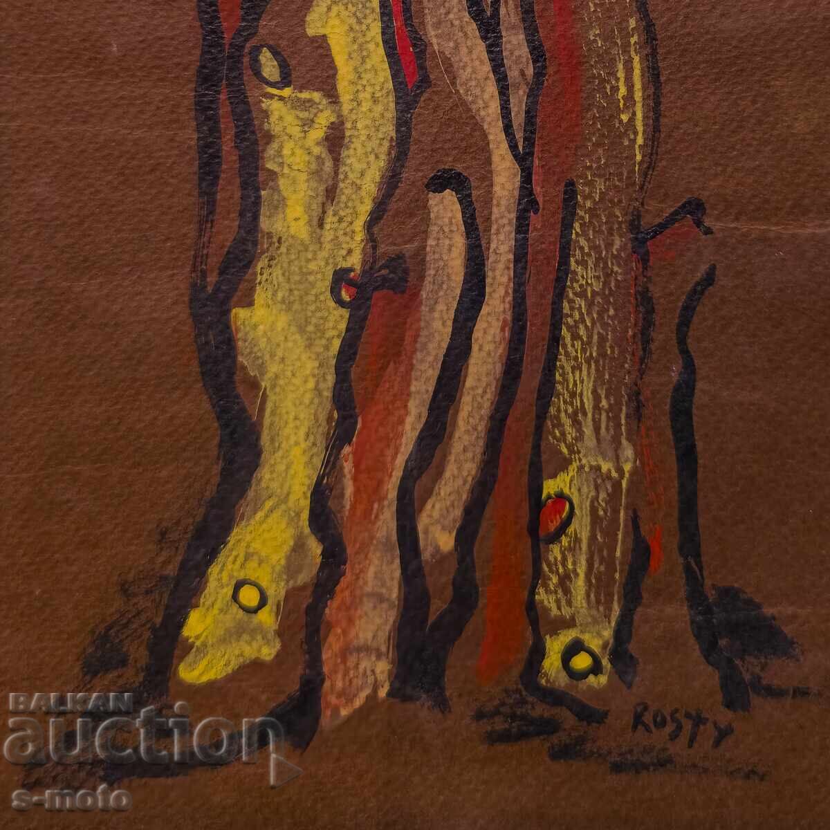 Ростислава Тодорова-Енчева абстрактна картина - 5