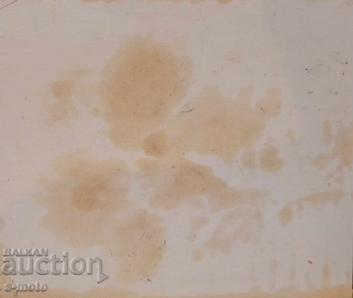 Παλιός ελαιογραφία νεκρή φύση με λουλούδια - 7